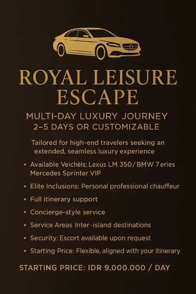 Royal Leisure Escape Multi-Day Luxury Journey