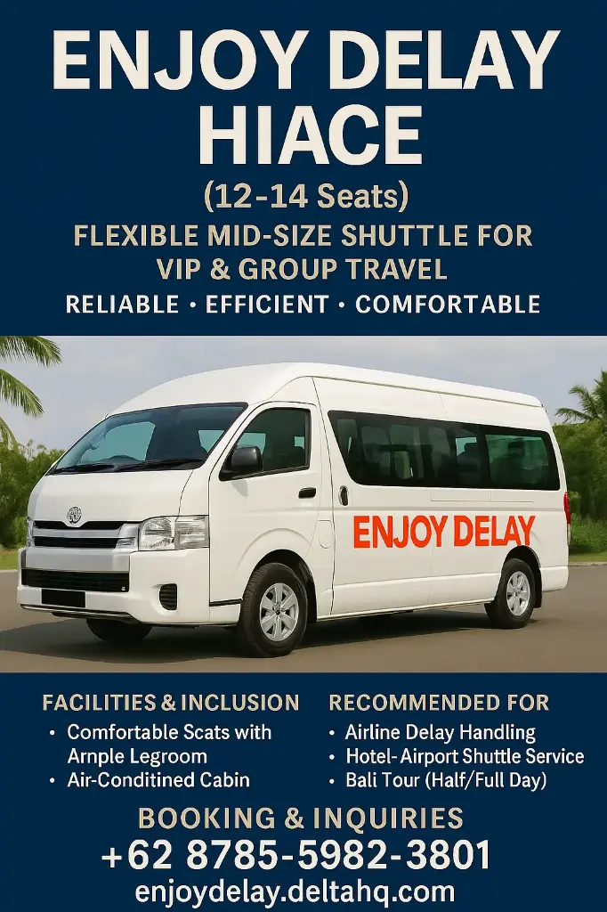 Enjoy Delay Hiace (12 -14 Seats)