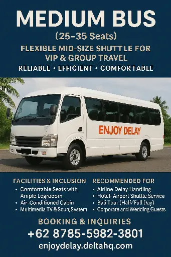 Enjoy Delay MEDIUM BUS (25–35 Seats)
