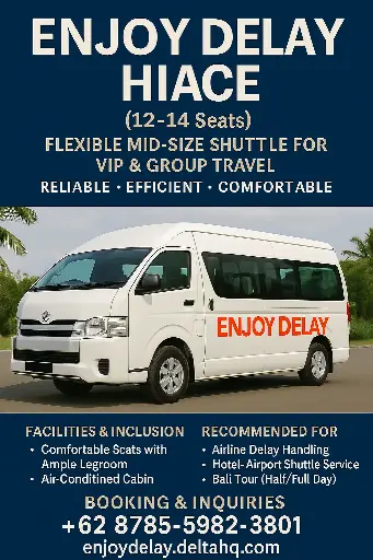Enjoy Delay Hiace (12 -14 Seats)